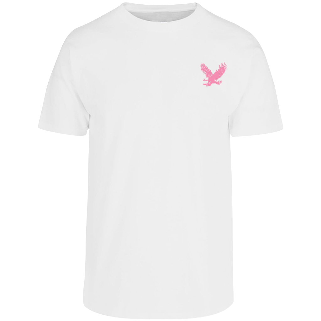 Playera Basica Aguila Rosa Pastel