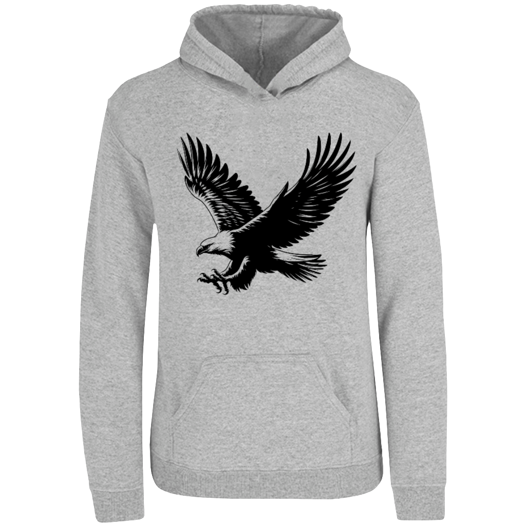 Hoodie Básica  Aguila Negra Unisex Unitalla