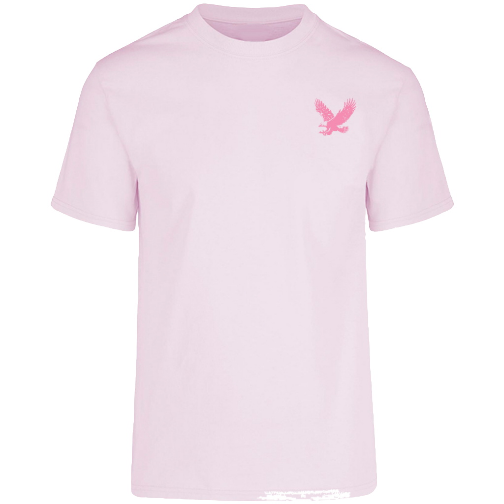 Playera Basica Aguila Rosa Pastel