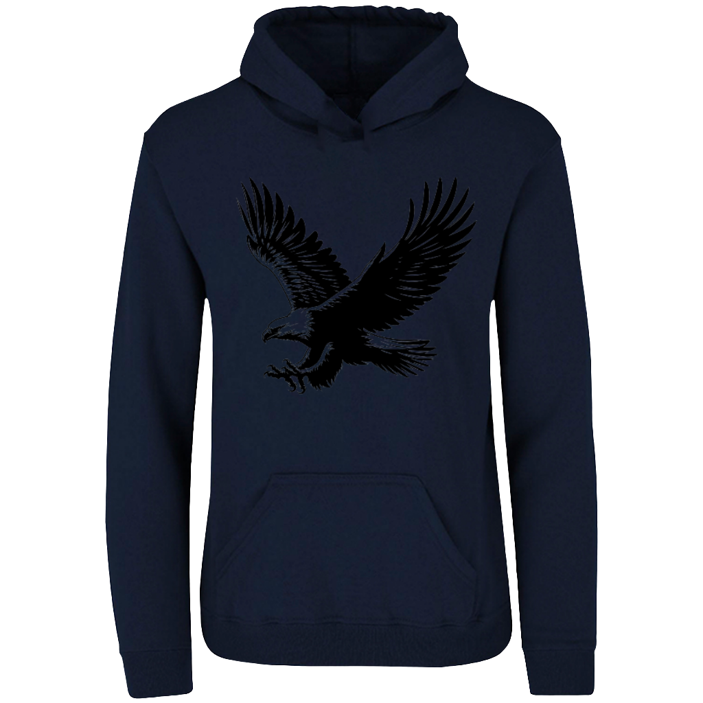 Hoodie Básica  Aguila Negra Unisex Unitalla