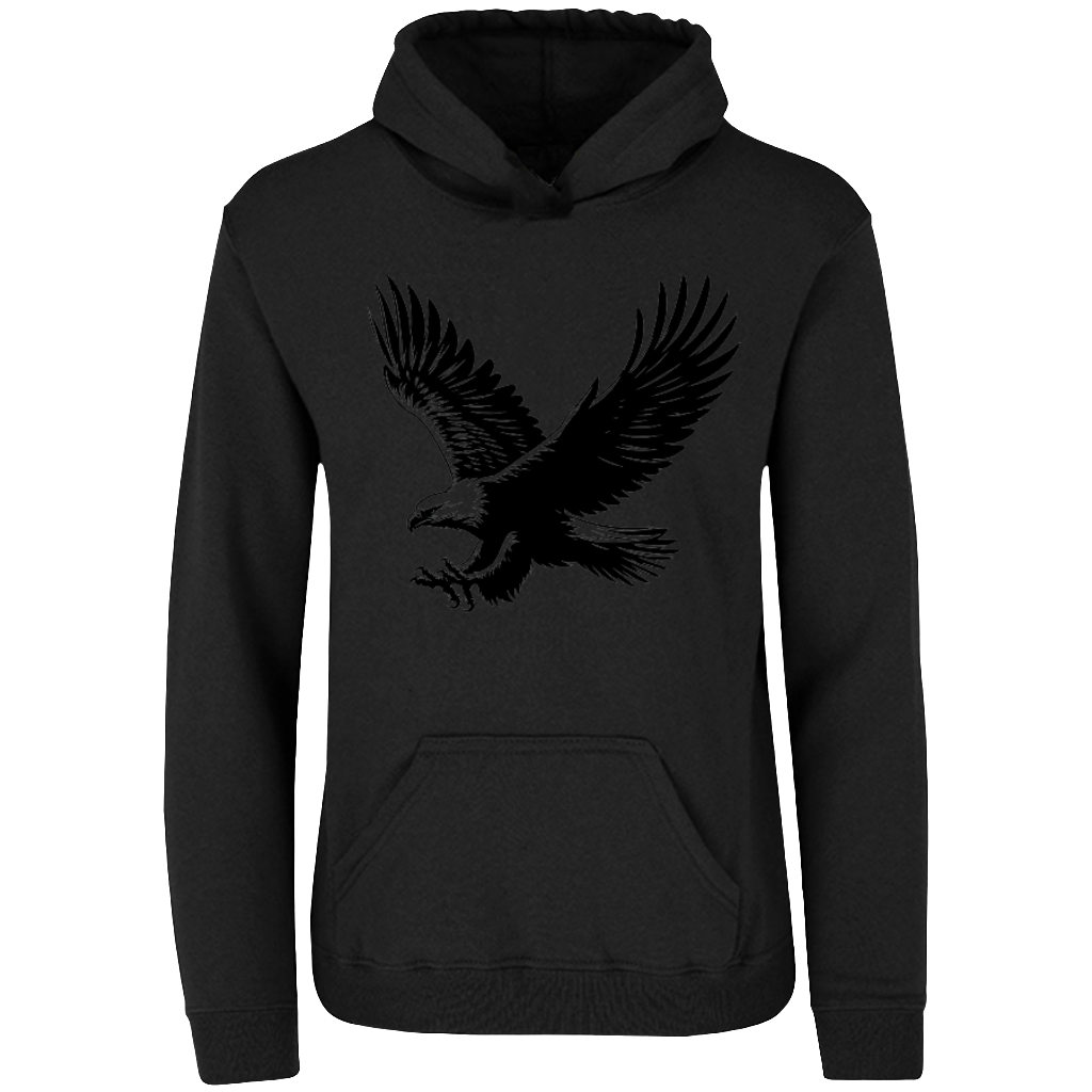 Hoodie Básica  Aguila Negra Unisex Unitalla